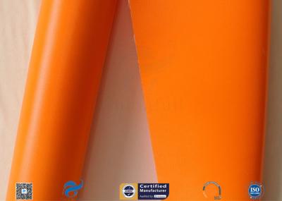 pano revestido da fibra de vidro do silicone alaranjado dos materiais de isolação 470gsm térmica