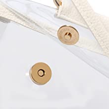 Fashionable Design Luxury PVC Handbag Purse, Organizer Dust Cover, Bag Protector, Magnetic Snap Closure