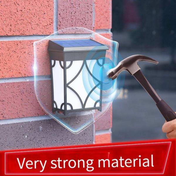1.2V Input Voltage LED Motion Sensor Lamp for Outdoor Garden Waterproof Solar Wall Lamp