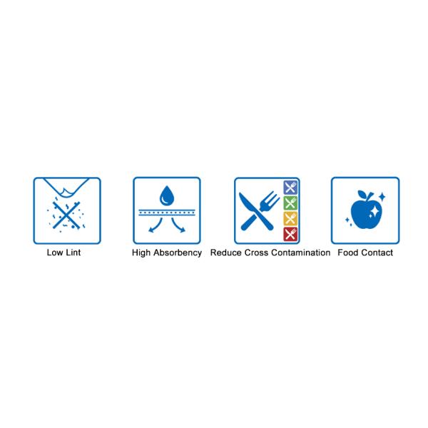 High Strength Household Cleaning Wipes Super Absorbent Biodegradable