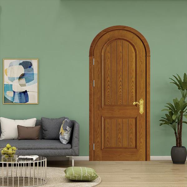 Panting Technology Wholesale Price Hollow Double Wpc Doors Size Custom Interior Door Israel for Bedroom with Smart Lock