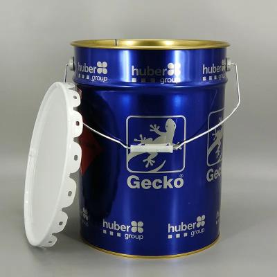 Corrosion Resistant Metal Paint Buckets With Custom CMYK Printing