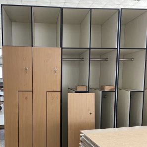 Eco Friendly School Lockers Phenolic Laminate HPL Antique Locker Room Gym