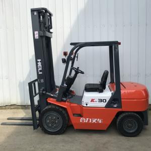 Used Heli K30 Diesel Forklift 3000kg Lifting Capacity 4.5m Height Two Sages