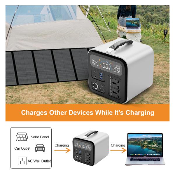 Station électrique au lithium portable universelle de 500 W Motocicle intelligent LiFePO4