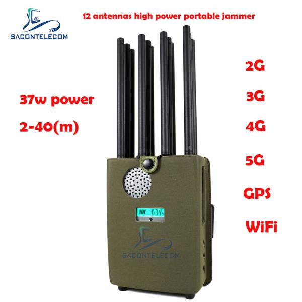 Jammer 2G 3G 4G 5G WiFi 2.4G 5.8G мобильного телефона GPSL1 Lojack портативный
