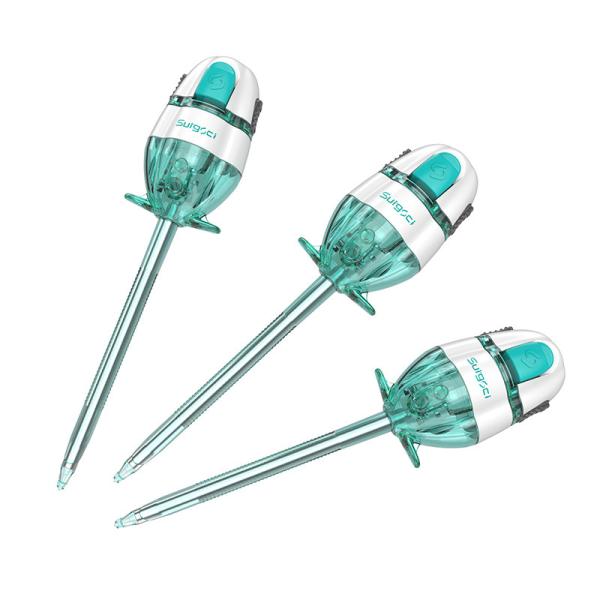 CE Laparoscopic descartável de Trocar da válvula de 5mm Trocar não marcado