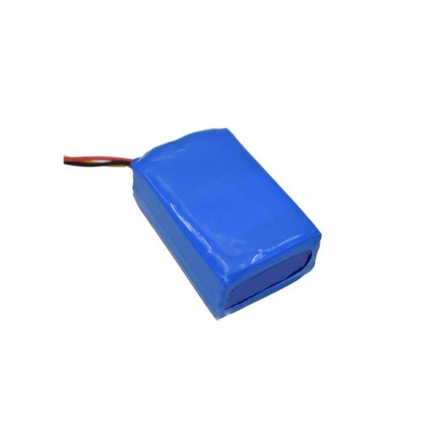 13.32Wh 3.7V 3600mAh Lithium Polymer Rechargeable Battery, Blue Heat‑shrink Wrapped Soft Pack Li‑po Battery with Red Black Wires for Portable Devices, CE Certified