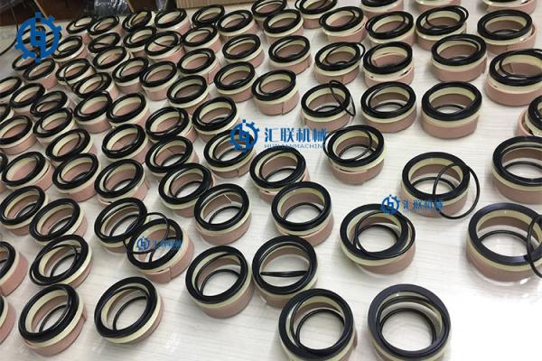 PU NBR NY Material Hydraulic Cylinder Piston Seals / SPGW Seal Aging Resistance