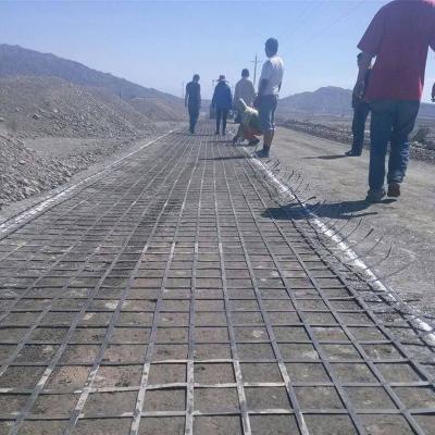 OEM Geogrid plástico de aço sintético para o reforço do solo