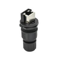 Conector Rj45 impermeável fêmea masculino em linha reta/montagem/conjunto painel do cotovelo com Shell
