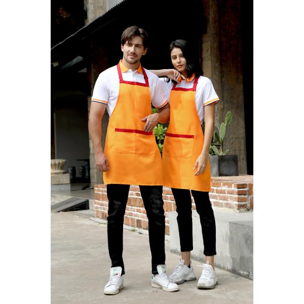 Изготовленная на заказ рисберма Bib хлопка варя рисбермы ресторана рисбермы кухни с карманами