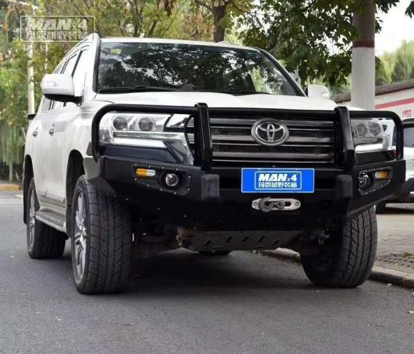 Car Rear Bumper Guard Steel Bull Bar For LC200 Land Cruiser 200 Series 2008-2015