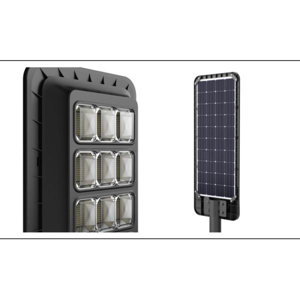 3030 SMD Integrated Solar Street Lights Ultra Slim Lens ABS Material Body IP65