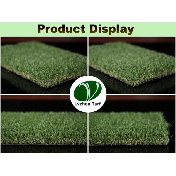 Commercial Fake Grass Floor Mat 25mm Pile Landscaping 4 Colors Available
