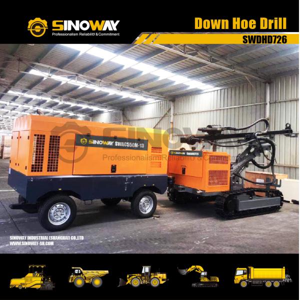 95-130mm Track Wagon Drill Rock Drill