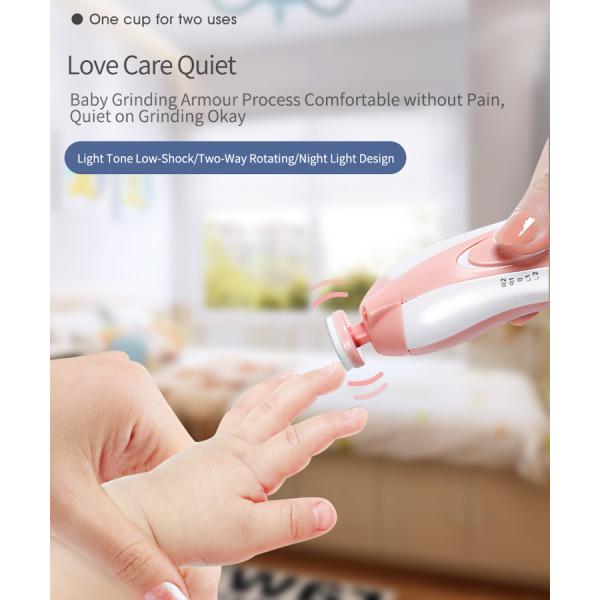 Hot selling  Electric Nail Trimmer Nail File Toes Fingernails Care with LED Light for Newborn baby Kids and Adult