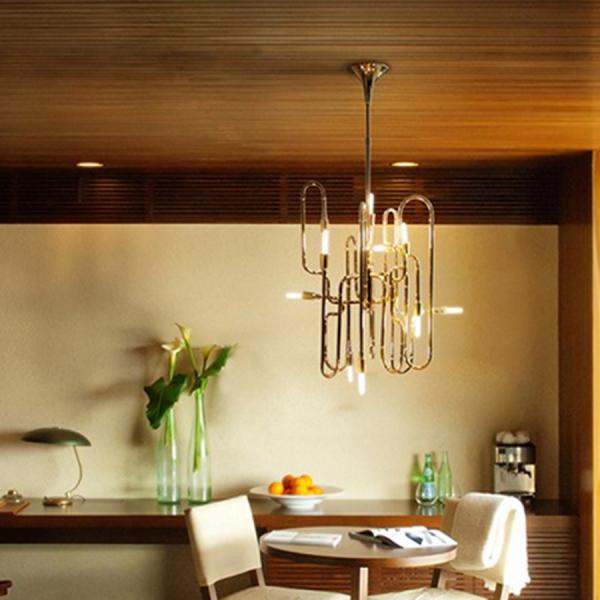 Creative Pendant Lamp Living Room Villa Gold Decor staircase chandelier Clark Chandelier(WH-MI-152)