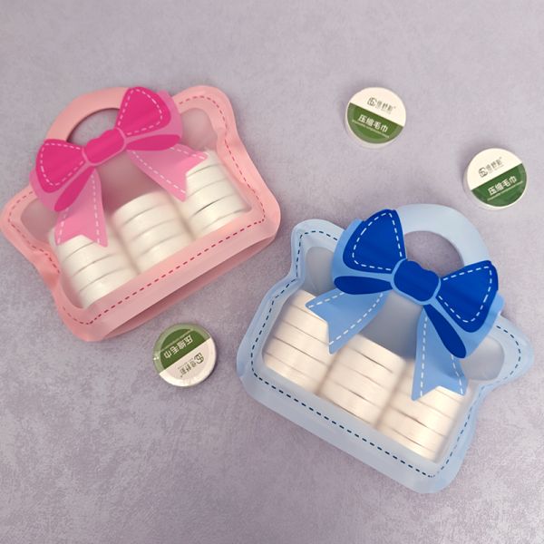 15pcs 32*60cm Embossed Round Bath Towel Compressed for Hiking Camping Beach Adult Travel