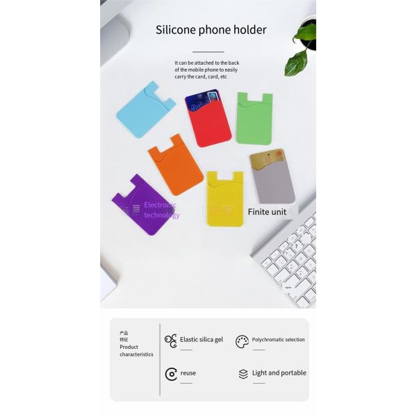Hot Sale Silicone Sleeve Bank and Bus Card Collection Durable Rubber Product for Organizing Cards Multiple Colors Available