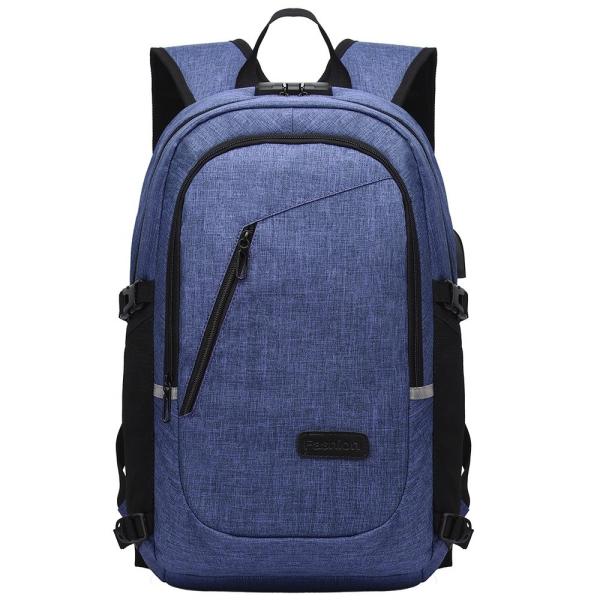 Anti Theft Short Trip Laptop Backpack Large Capacity Waterproof With USB Charging