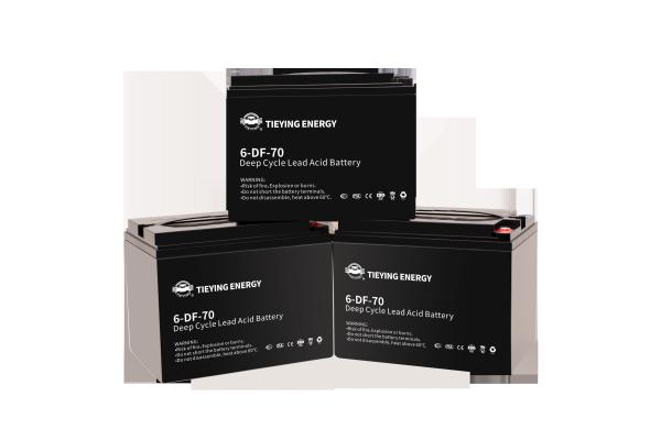 ISO9001 Batterie au plomb à l'acide 12v 70ah 6-DF-70 pour tricycle électrique