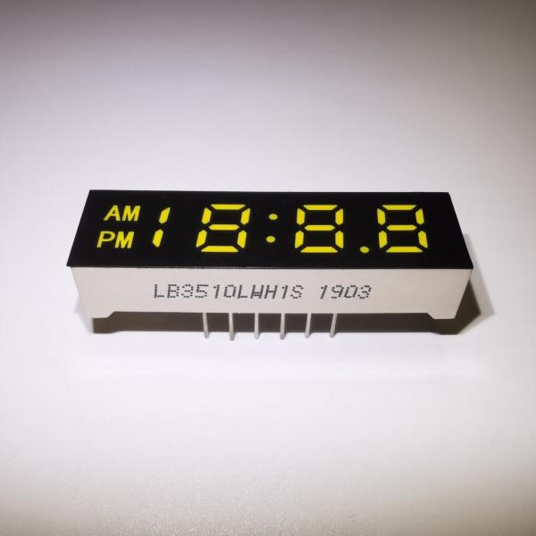Ultra White Customized Digital 7 Segment Clock LED Display Mould For Timer Control