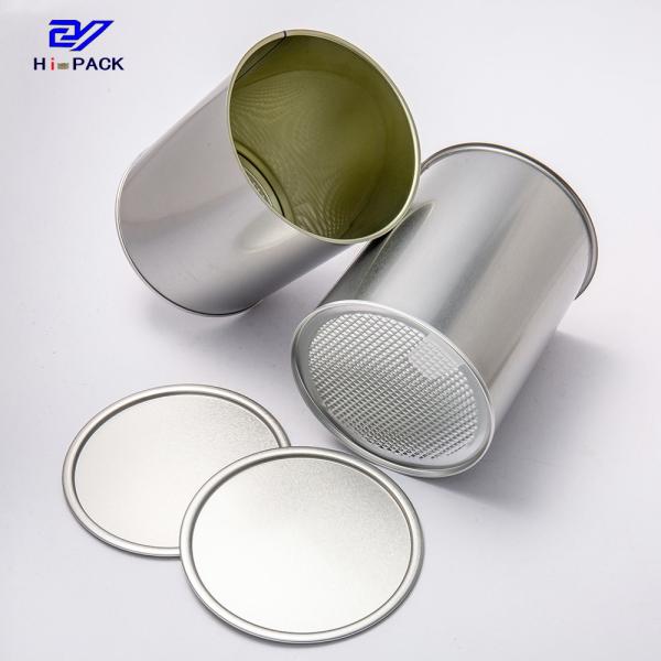 1000ml Powder Tin Can 400g 500g 800g Food Tin Packaging Silver