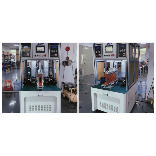 Automatic Rotary Head Transistor 10000A Double Side Lithium Ion Battery Spot Welding Machine 