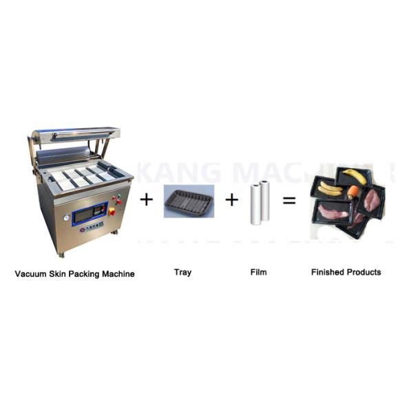 Empaquetadora de carne de vaca del filete de los pescados de la piel comercial del vacío para la industria alimentaria
