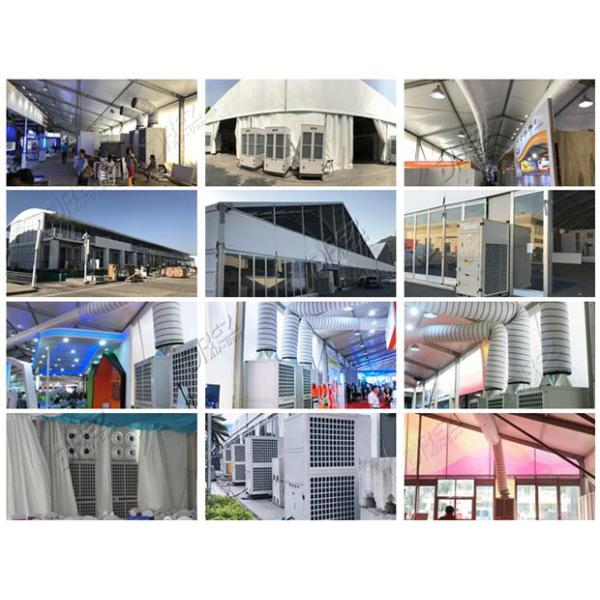 25KW Vertical Commercial Tent Air Conditioner , 30HP Remote Control Temporary AC Unit