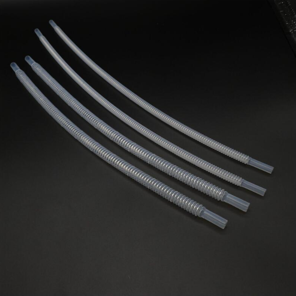 Milky-Transparent PTFE Corrugated Flexible Hose