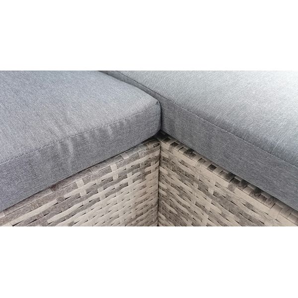 Garden Furniture Outdoor Low Price Wicker Garden Outdoor Plastic Rattan Sofa With Chaise Lounge