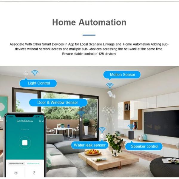 ODM Tuya Smart Home Control Panel 3 In 1 Wi Fi ZigBee Bluetooth Hub