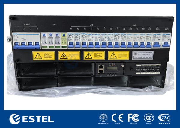 Outdoor Telecom Cabinet With 18kW 300A Telecom Power System , DC Power Supply Rectifiers Telecom Equipment Cabinet