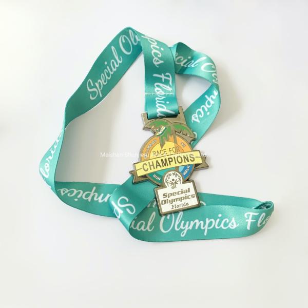Aluminium Custom Medals Gold 2.25in Zinc Alloy Medals Custom Sports Medals