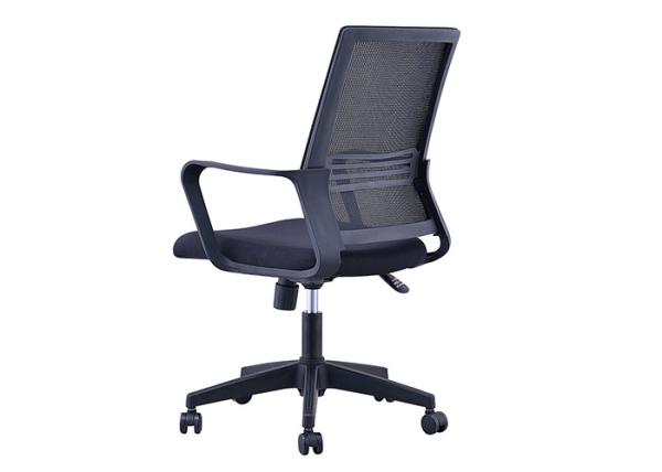 Adjustable Swivel Computer Desk Chair Fabric Mesh Office Chair With Arms Seating Back Rest
