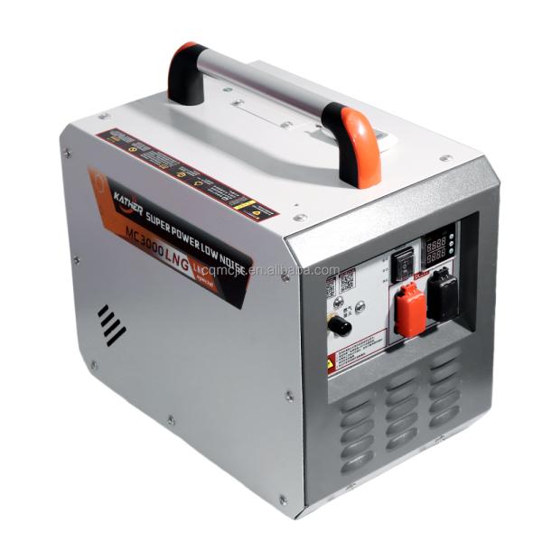 Portable Home Power Generators 1.6KVA Silent LPG Propane Inverter Backup DC Generator