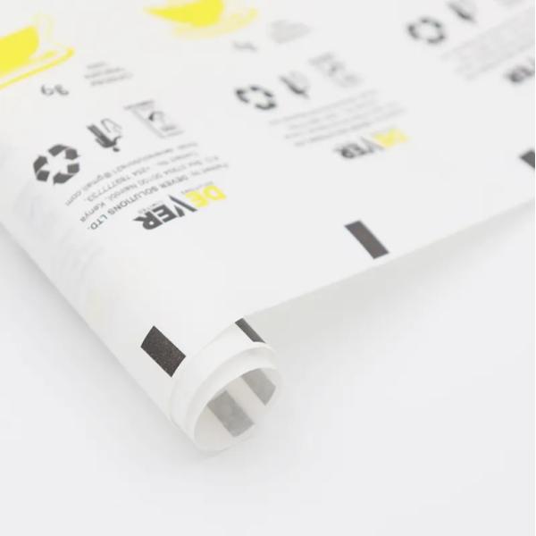 Vente en gros d'emballages alimentaires en plastique personnalisés Film laminé en rouleau Sac de papier sucre Film d'emballage automatique à vendre