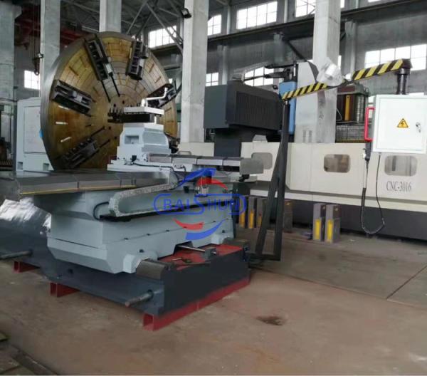 Big Face Heavy Duty Flange Processing Lathe Lathe Horizontal voltado para a frente