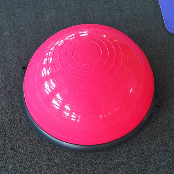 Half Ball Balance Trainer with Straps Yoga Balance Ball Anti Slip for Core Training Home Fitness Strength Exercise