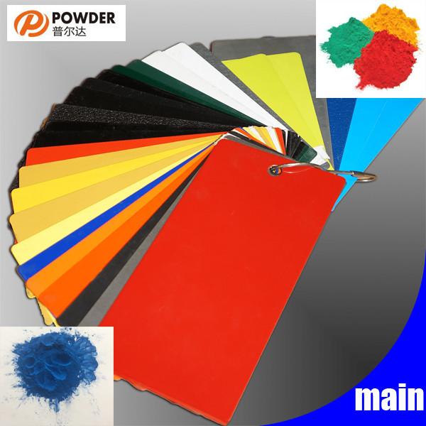 High Gloss Epoxy Powder Coating , Black Satin Powder Coat On Metal Surface