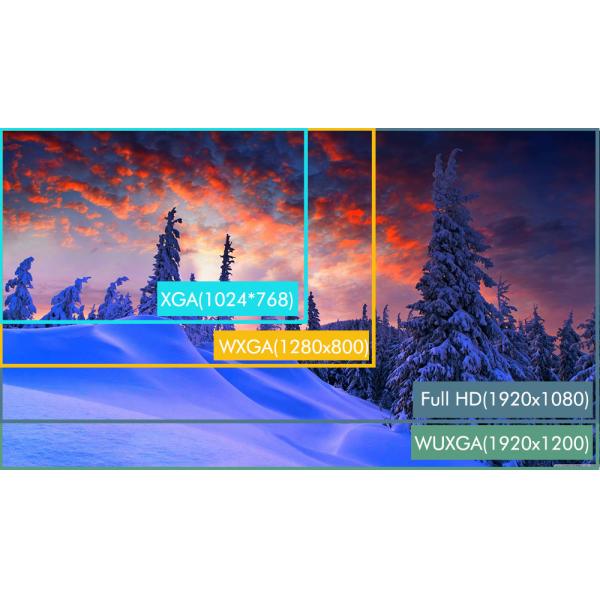 6000 Lumen 3LCD Hd Multimedia Projector With WUXGA  For Golf Simulation Projection