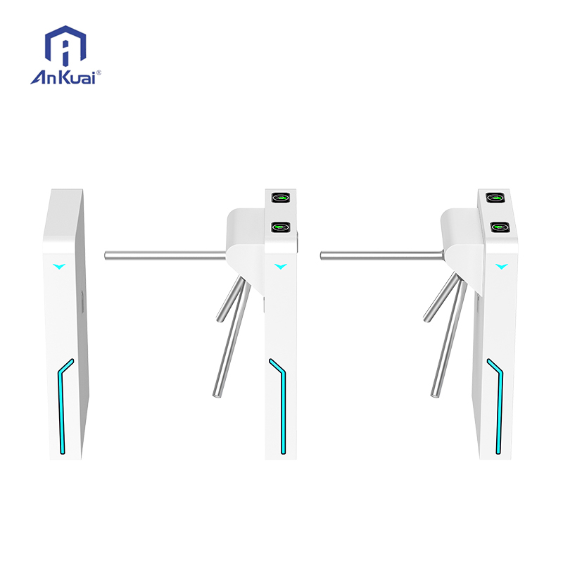 Brushless Fully Automatic Movement Tripod Turnstile Anti-Tailgating with Rfid Card /face Recognition/QR Code for Indoor