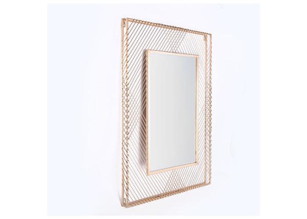Bedroom Decorative Large Rectangle Metal Wall Art Mirror