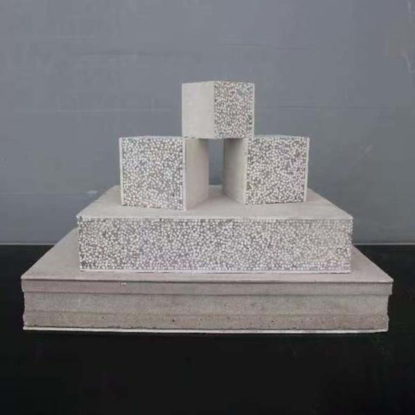 Customizable Fireproof Grey Eps Concrete Wall Panels / Eps Sandwich Panels