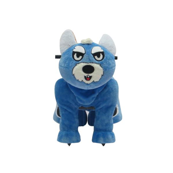 Medium plush electric toy car / small animal plush car / simulation animal car