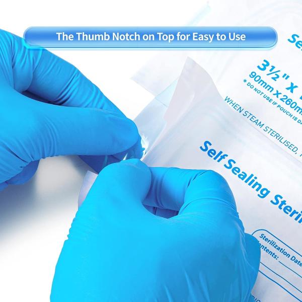 Medical Disinfection Packing Bag, Self Seal Pouch, Sterilization Pouches Sterilizer Bags Self Seal Sterilization