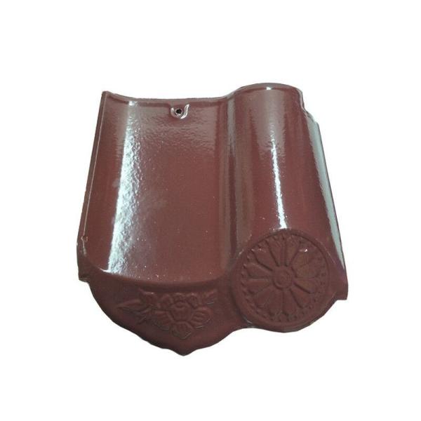 Испанские застекленные черепицы глины керамические 220mm Handmade облегченный Браун