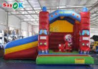 Equipo inflable comercial de salto animoso de la carrera de obstáculos del castillo de la diapositiva adulta al aire libre de la gorila
